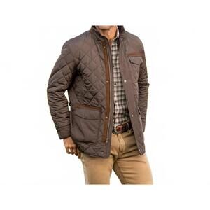 NEW MADISON CREEK OUTFITTERS adventurer diamond quilted nylon jacket in gunmetal